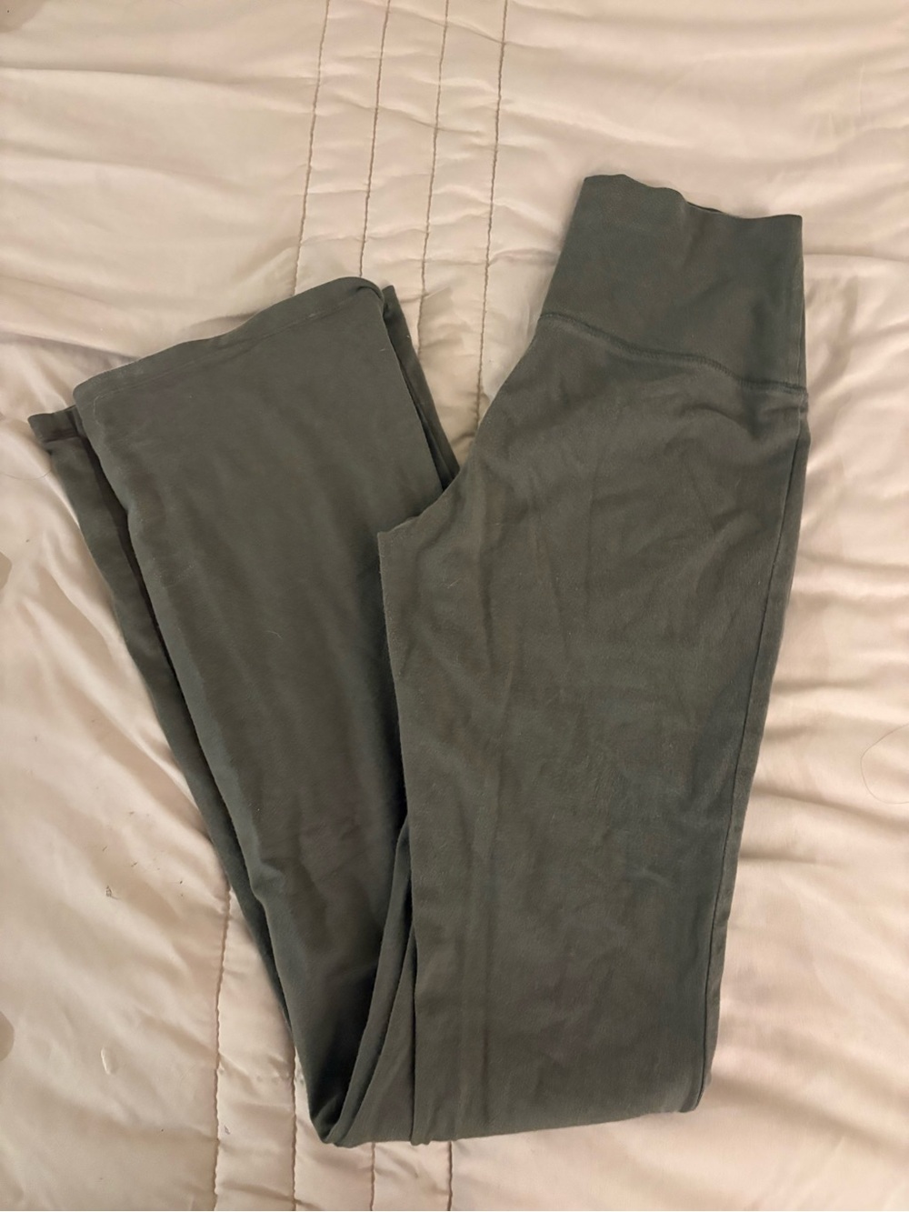 Wild Fable Olive Green Flared Leggings